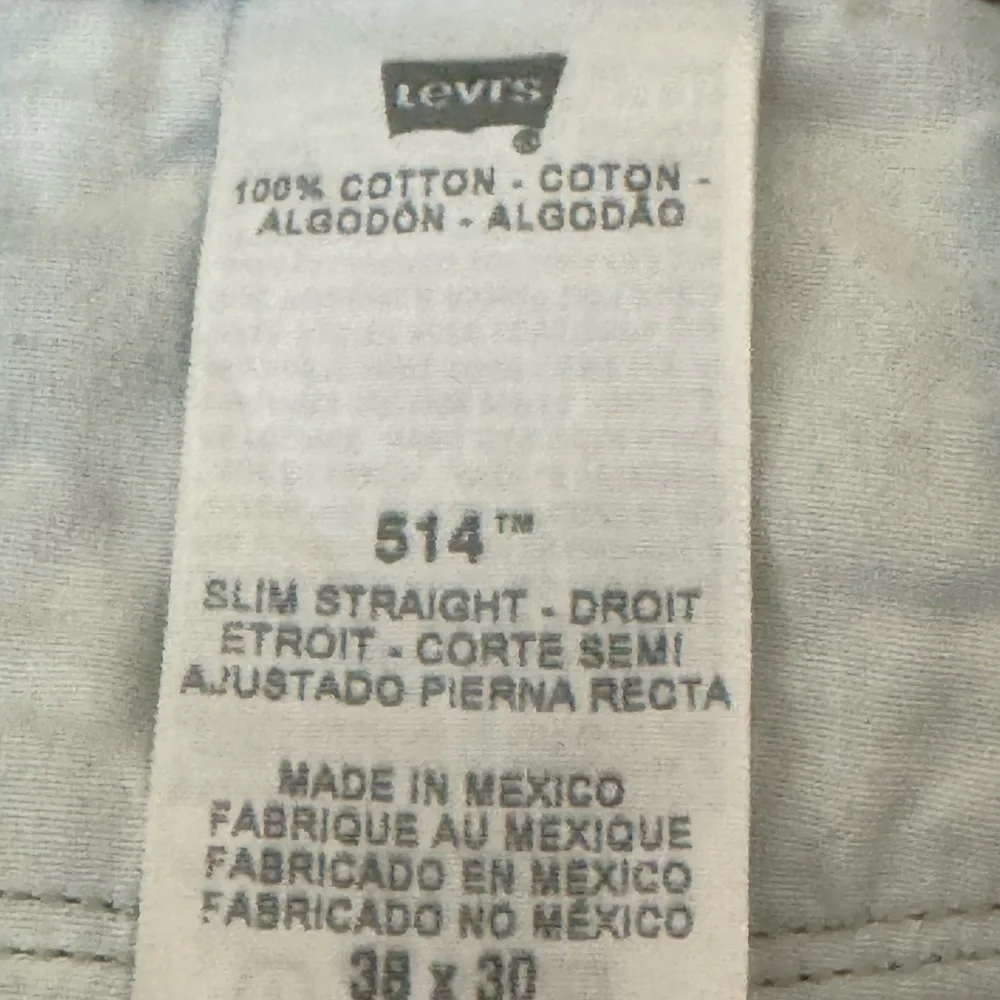 B-181‎ Men’s Levi’s 514 Straight Leg Denim Blue Jeans Size 38x30